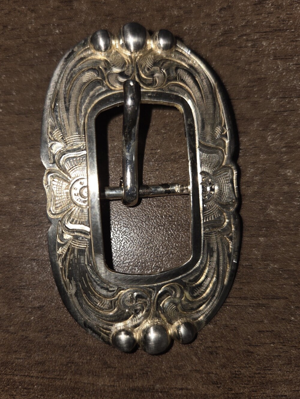 Zuni Silver Plate 5/8" Buckle